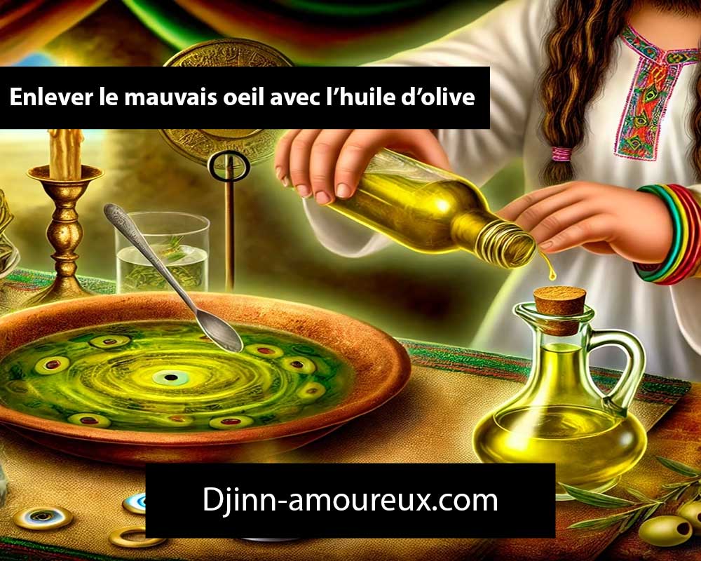 enlever le mauvais oeil avec de l’huile d’olive